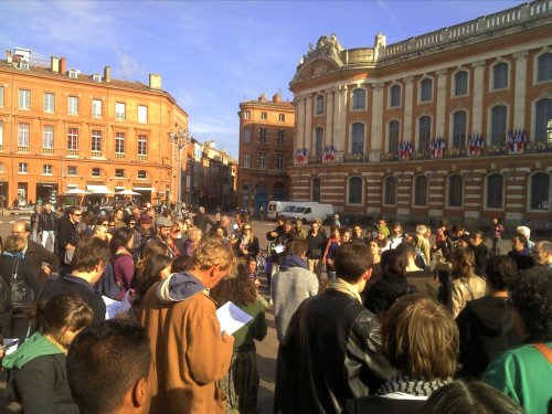 Indignés-Demo in Toulouse