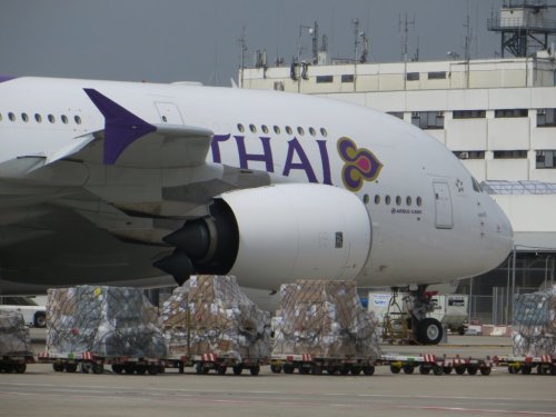 Thai A380 in FRA